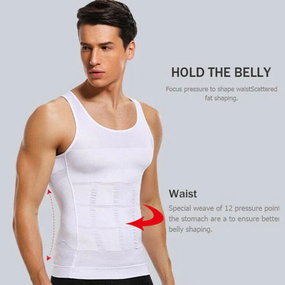 MEN's COTTON TUMMY SHAPER VEST