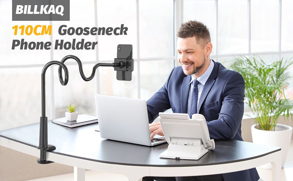 Gooseneck Bed Phone Holder (MULTILE COLOR)