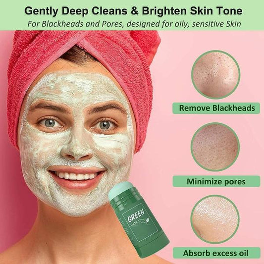 Green Tea Herbal Mask Stick Cream (BUY 1 GET 1 FREE)
