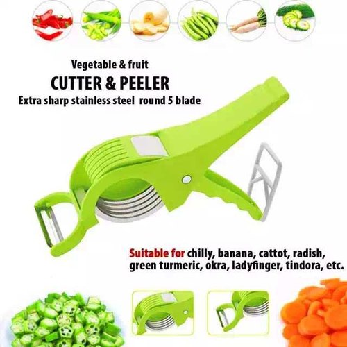 Multicolor 2 In 1 Vegetable Cutter