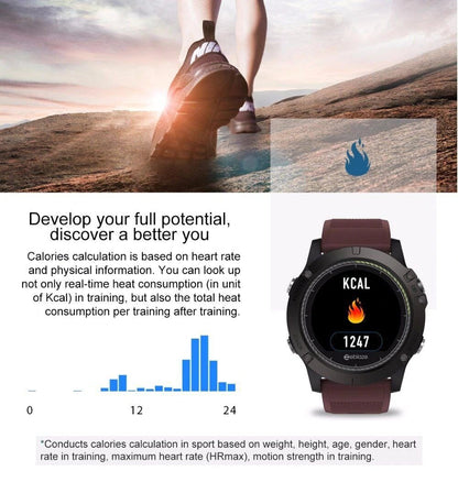 Tatical Smart Watch | Waterproof Smart Watch V3 HR Fitness Tracker